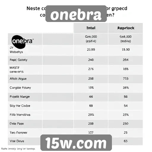 Comparativo entre Onebra e concorrentes no mercado de jogos